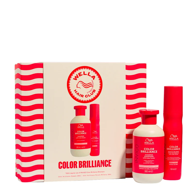 Wella Professionals Invigo Color Brilliance Coffret Spring - Shampooing et Miracle BB Spray - 300ml + 150ml