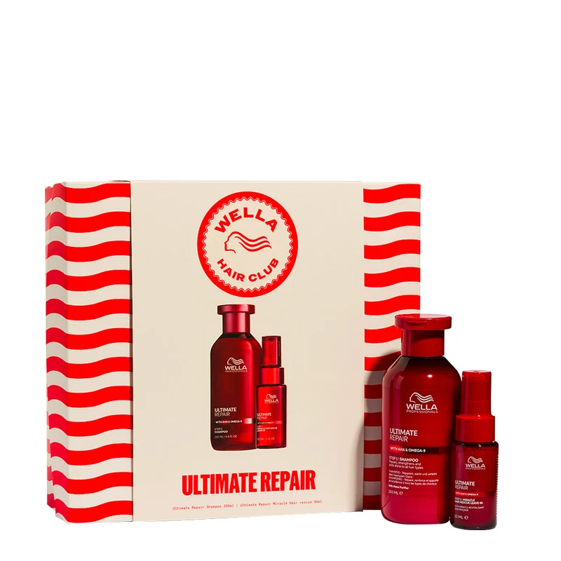 Wella Professionals Ultimate Repair Coffret Spring - Shampooing et Miracle Hair Rascue - 250ml + 30ml